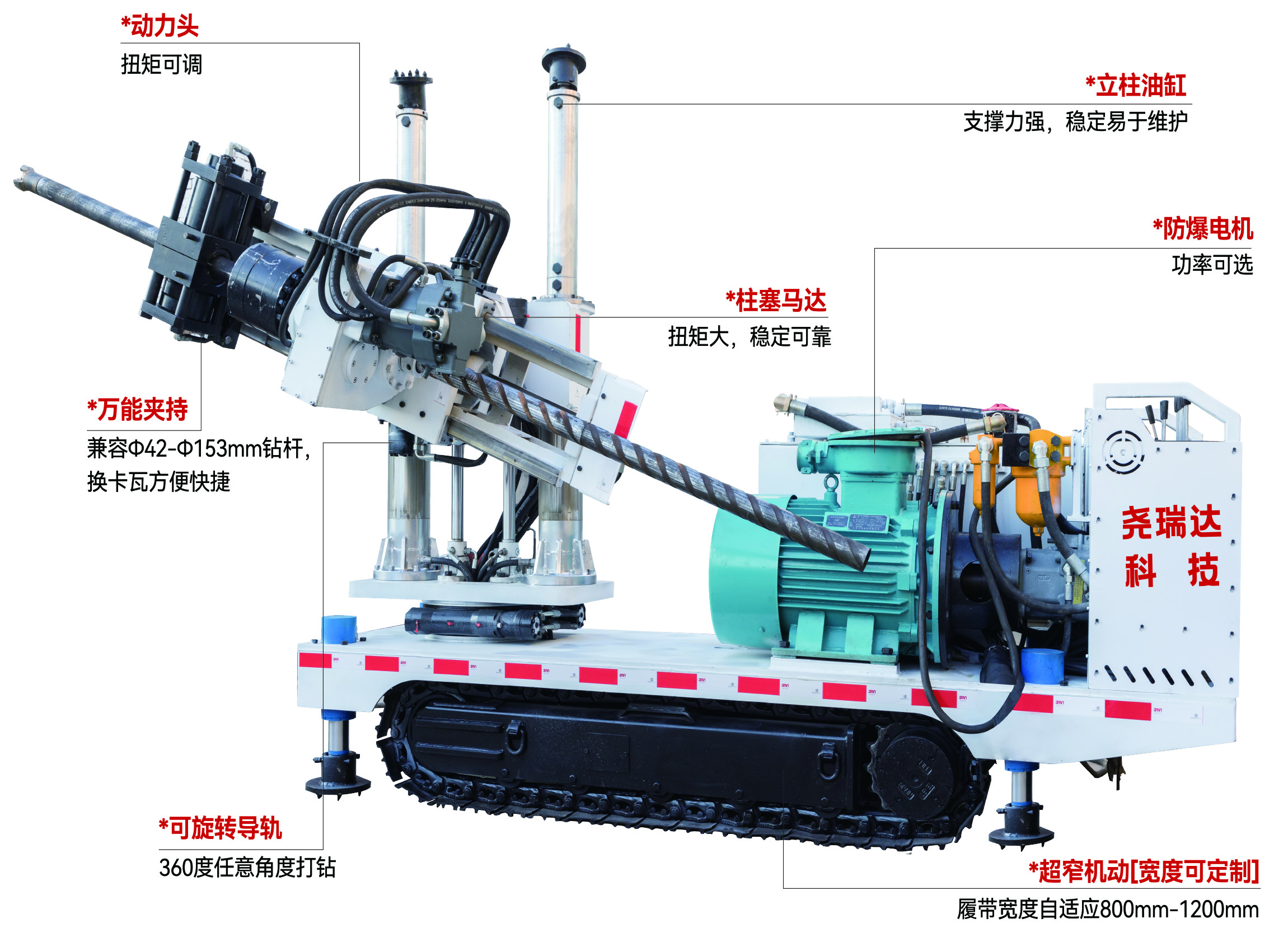 煤矿用全液压履带钻机:高效与安全的完美融合